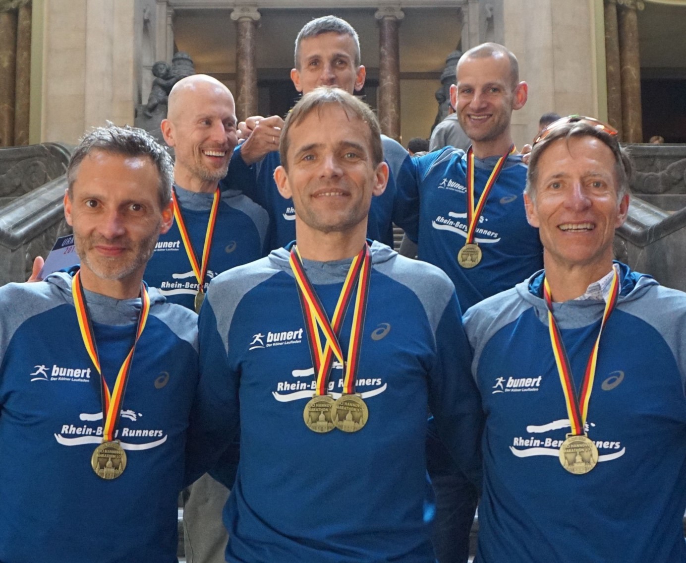 ........und am Ende gab´s Gold & Silber für die Rheinberg-Runners (Foto: privat) SeniorenWM9_privat-Foto